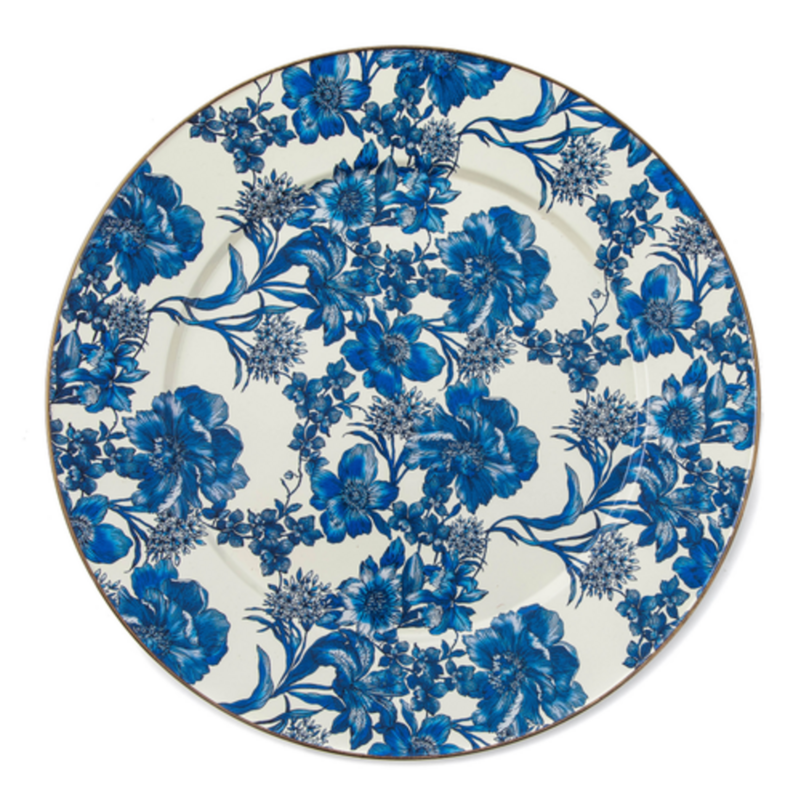 MacKenzie-Childs royal english garden enamel serving platter