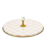 MacKenzie-Childs rosy check cheese course