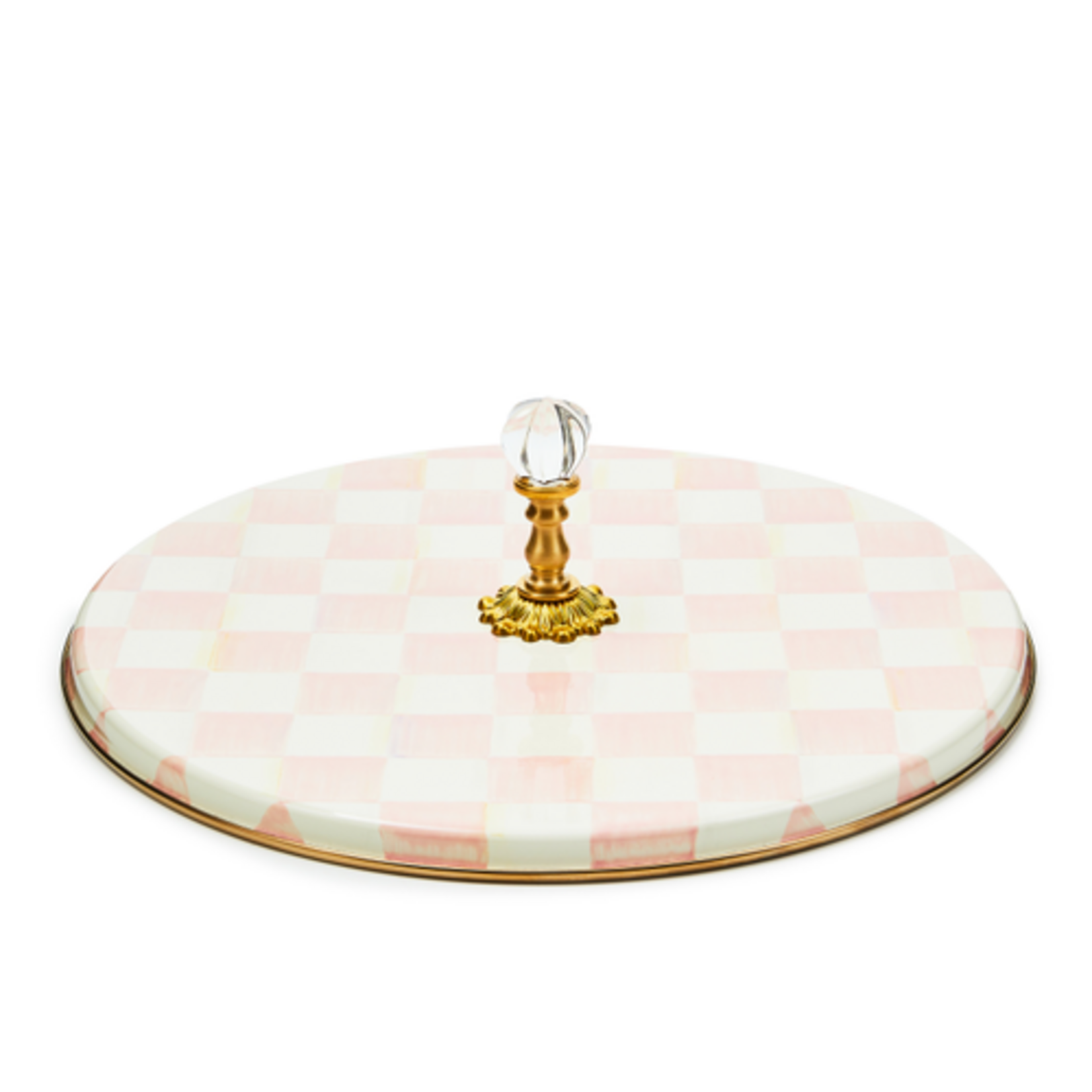 MacKenzie-Childs rosy check cheese course