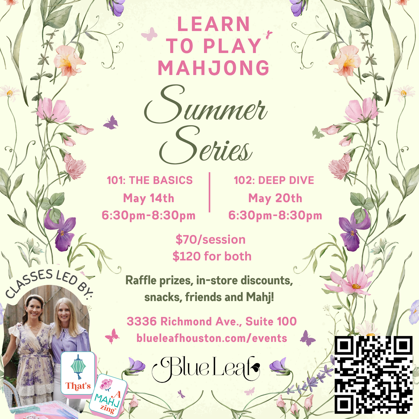 Mahjong 101: Summer Series May 14th, 2026