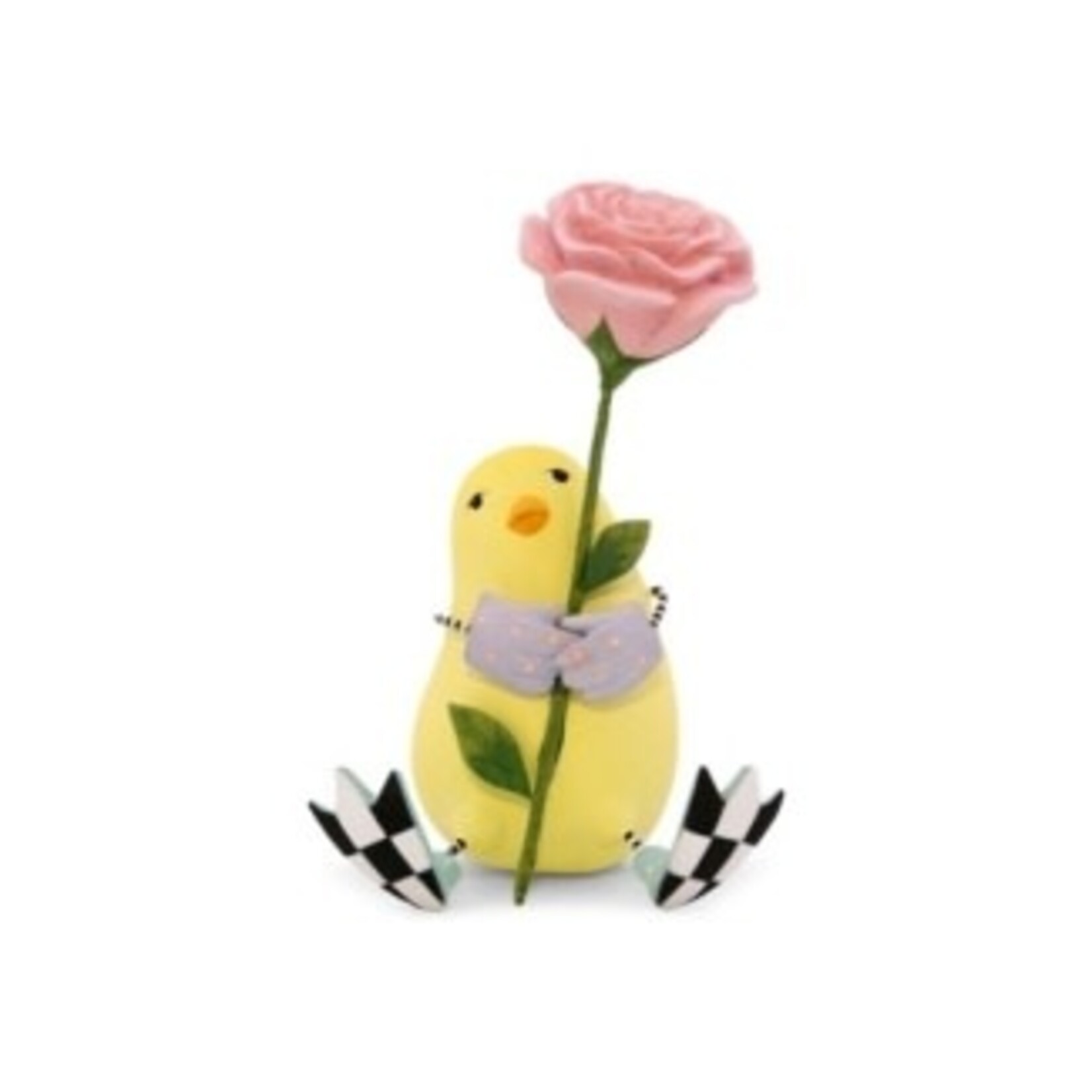 MacKenzie-Childs patience brewster chick with flower