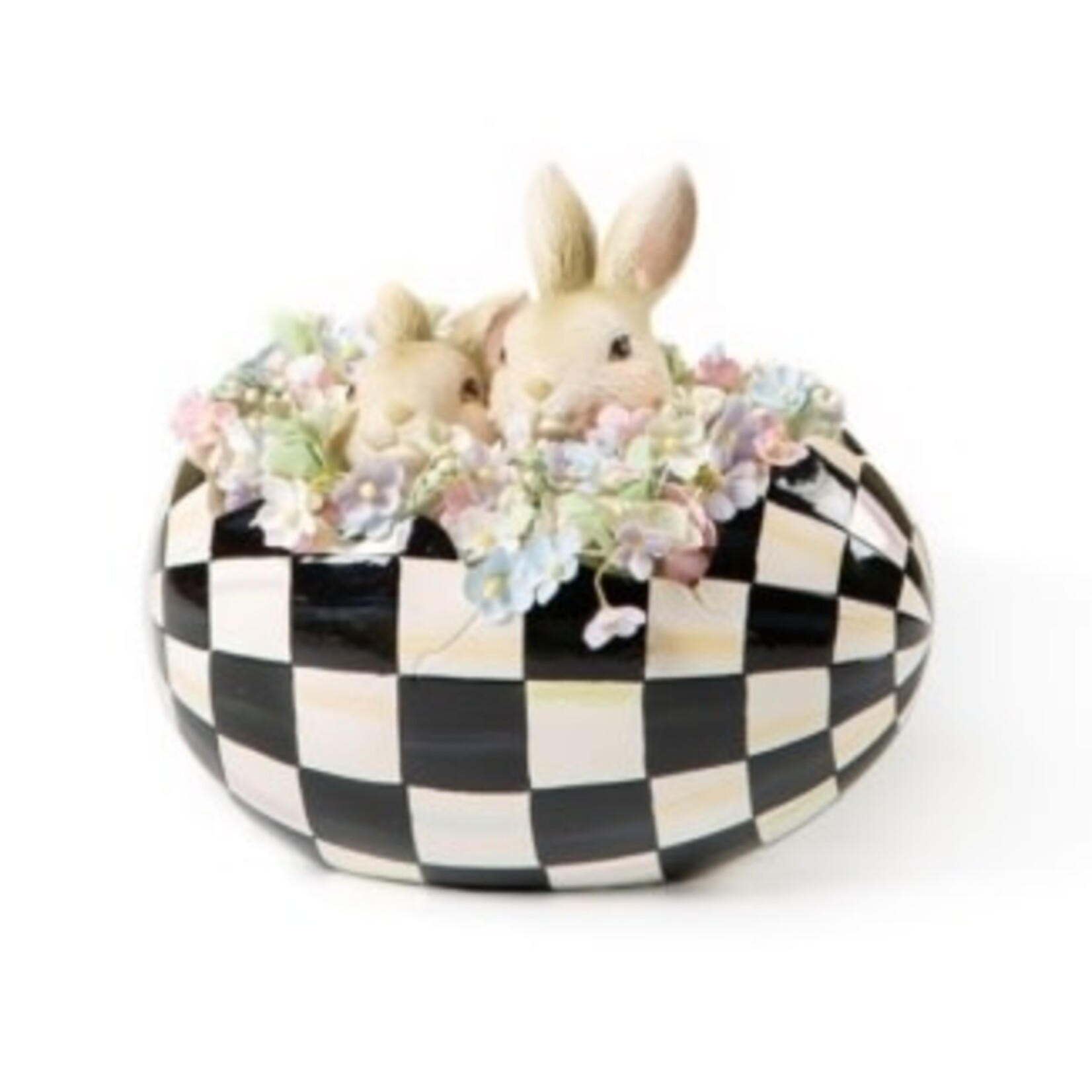 MacKenzie-Childs Courtly Peekaboo Egg