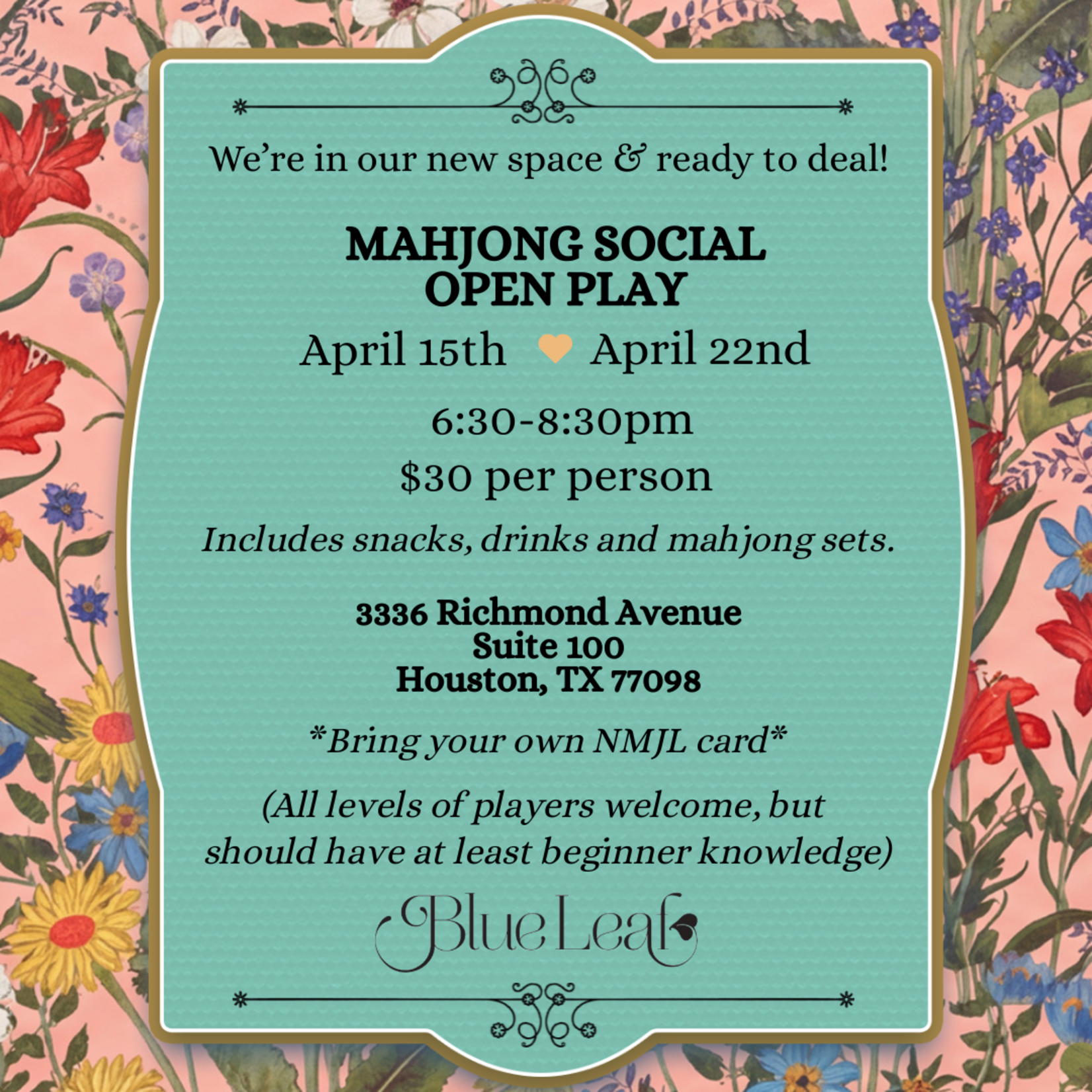 April15th 2026 Open Play