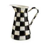MacKenzie-Childs courtly check medium practical pitcher