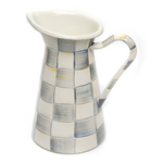 MacKenzie-Childs sterling check medium practical pitcher