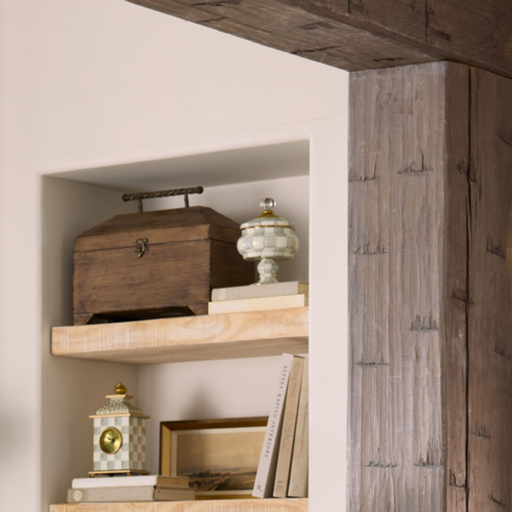 MacKenzie-Childs sterling check curiosity pot