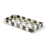 MacKenzie-Childs courtly check capiz vanity tray