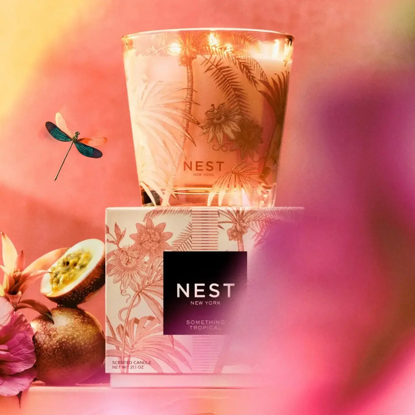 Nest Fragrances Something Tropical Decorative 3-Wick Candle