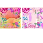 Bespoke Mahjong Double the Fun/Love Graffiti Mat no tube