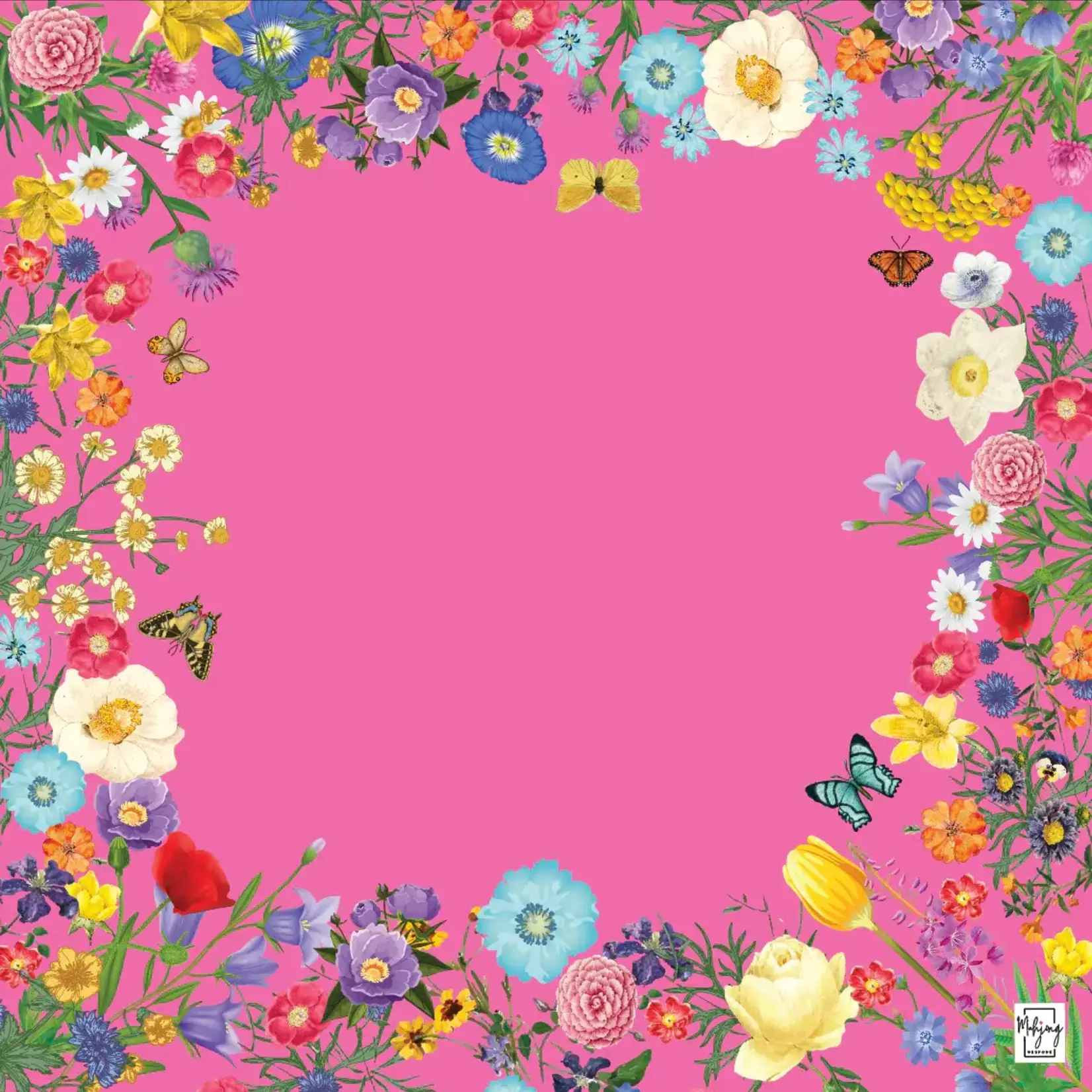Bespoke Mahjong TURN UP THE PINK GARDEN MAT