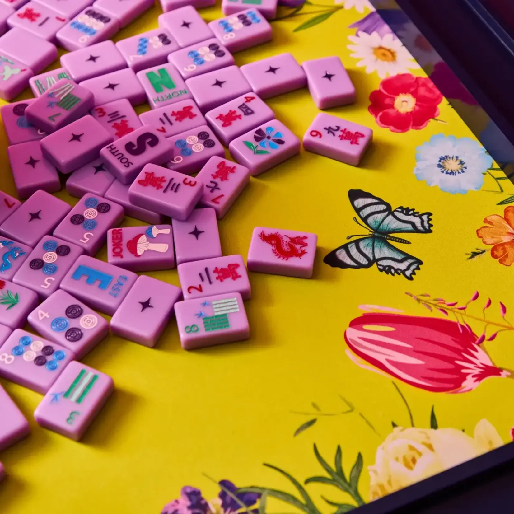 Bespoke Mahjong CHARTREUSE GARDEN MAT w/ Tube