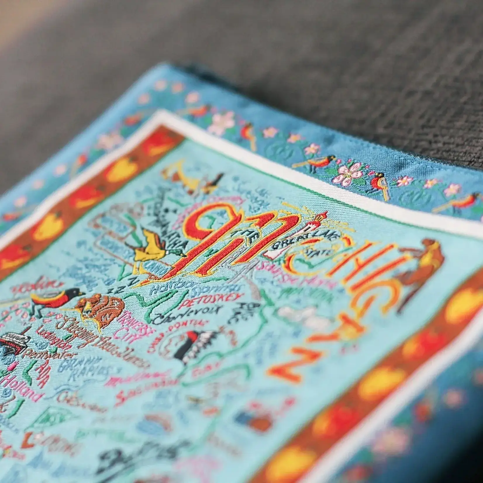 Catstudio Michigan Zip Pouch-Blue