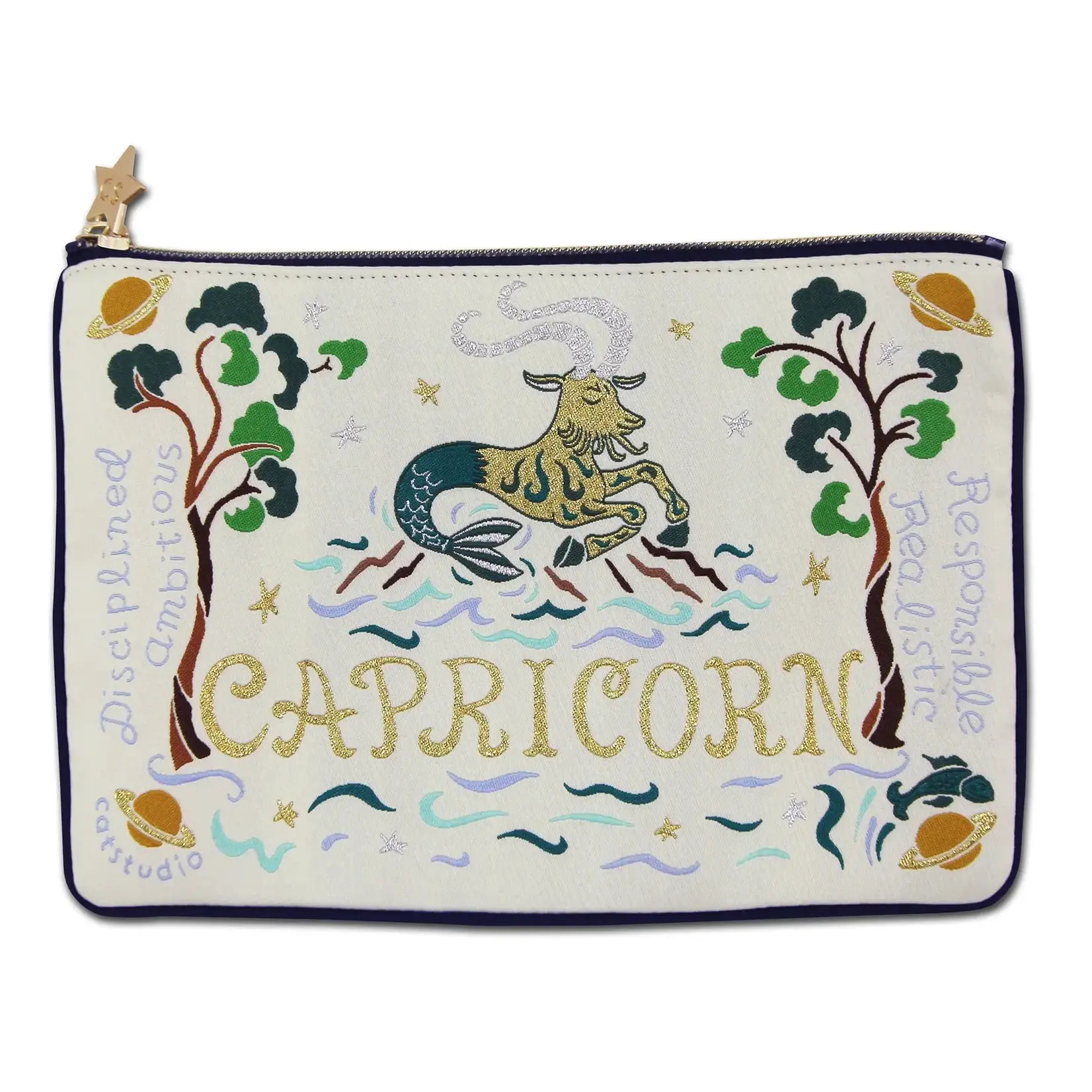 Catstudio Capricorn Astrology Zip Pouch