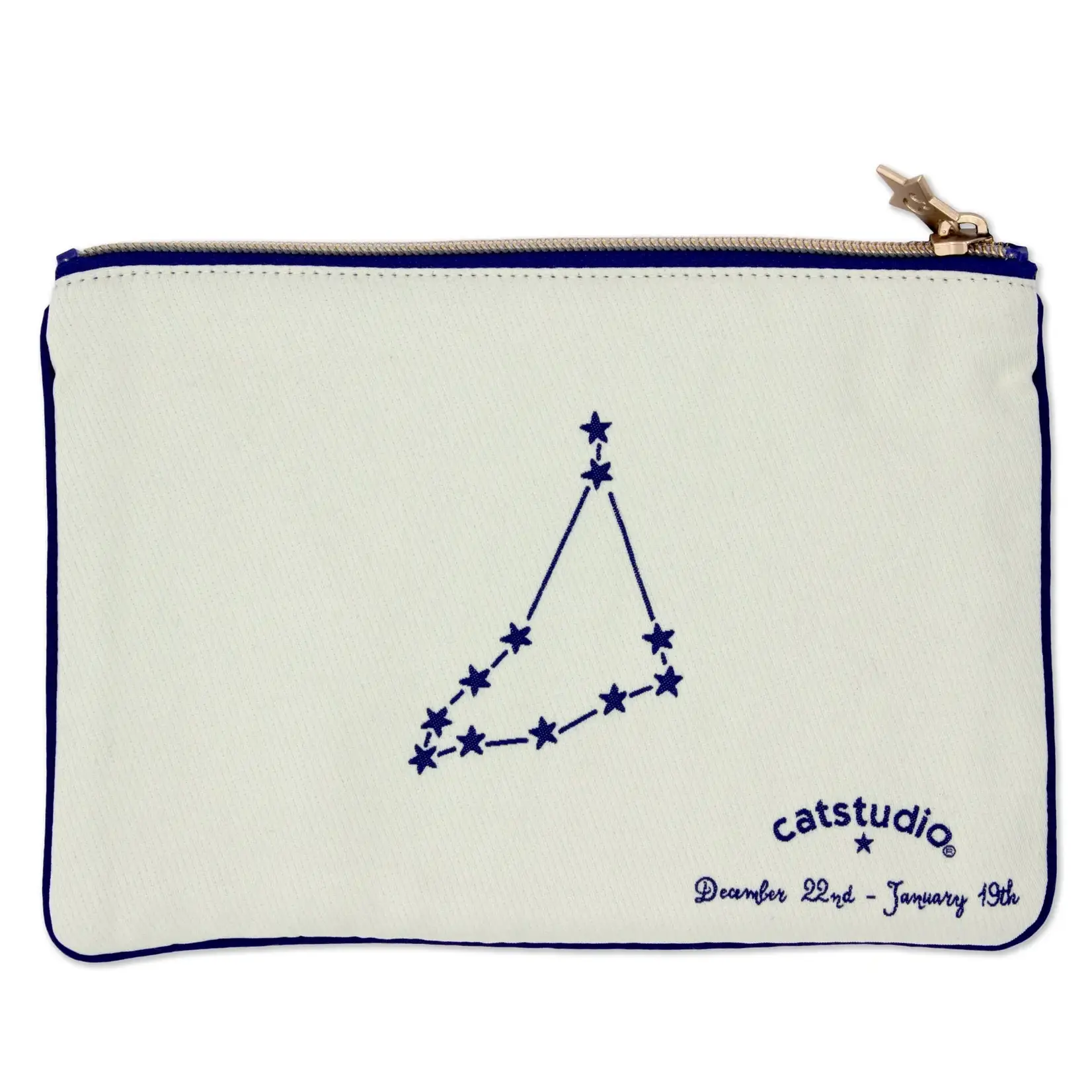 Catstudio Capricorn Astrology Zip Pouch