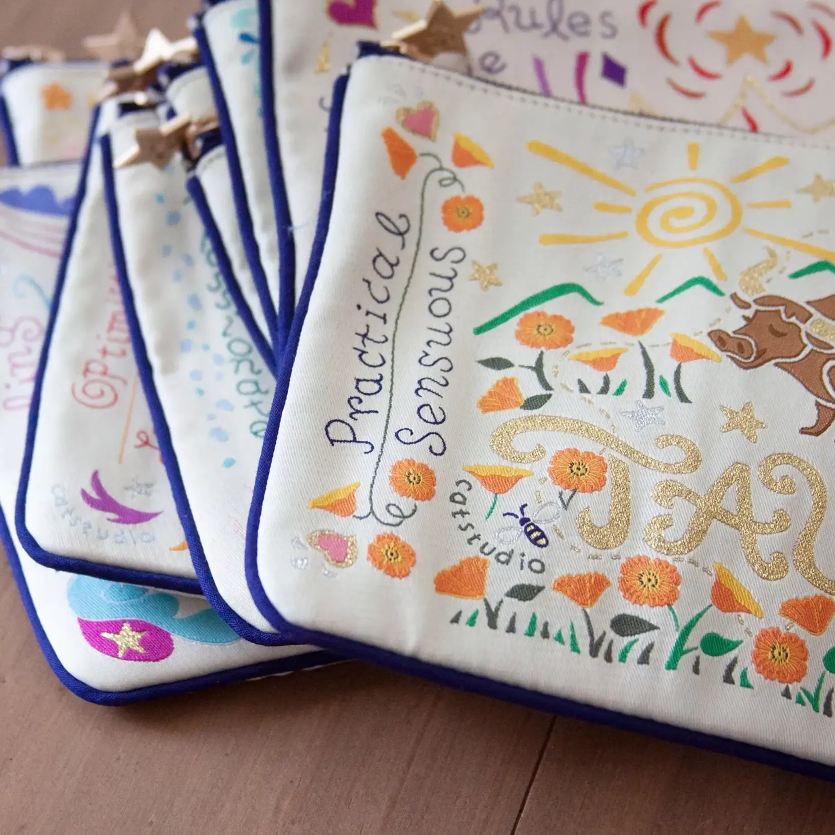 Catstudio Capricorn Astrology Zip Pouch