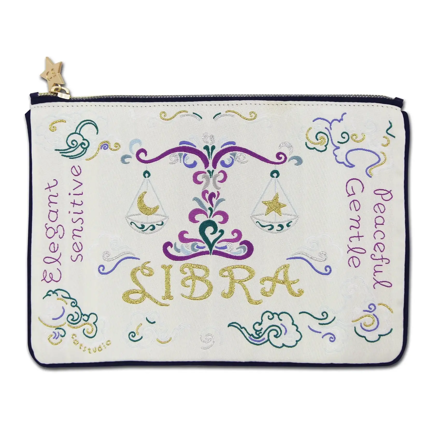 Catstudio Libra Astrology Zip Pouch