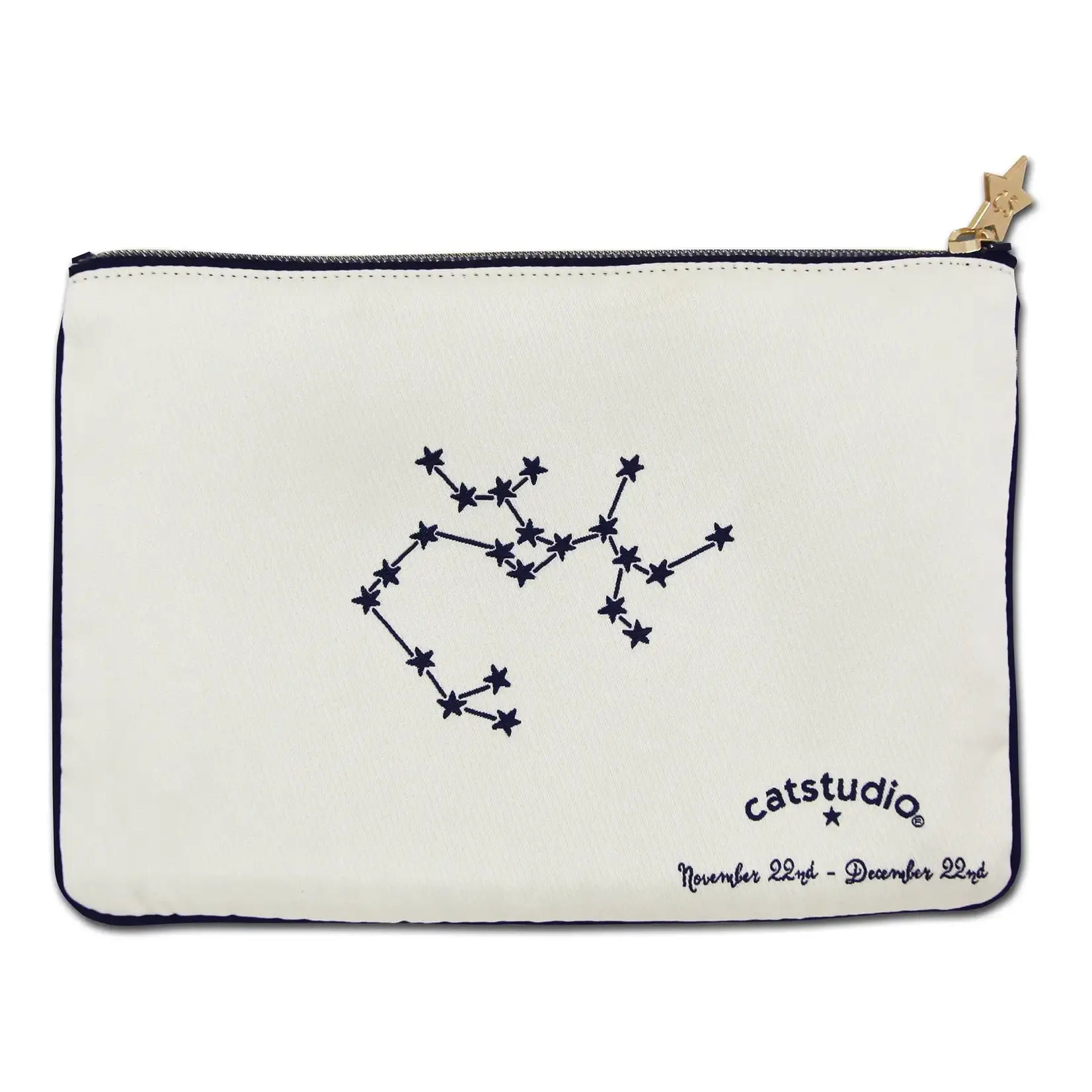 Catstudio Sagittarius Astrology Zip Pouch