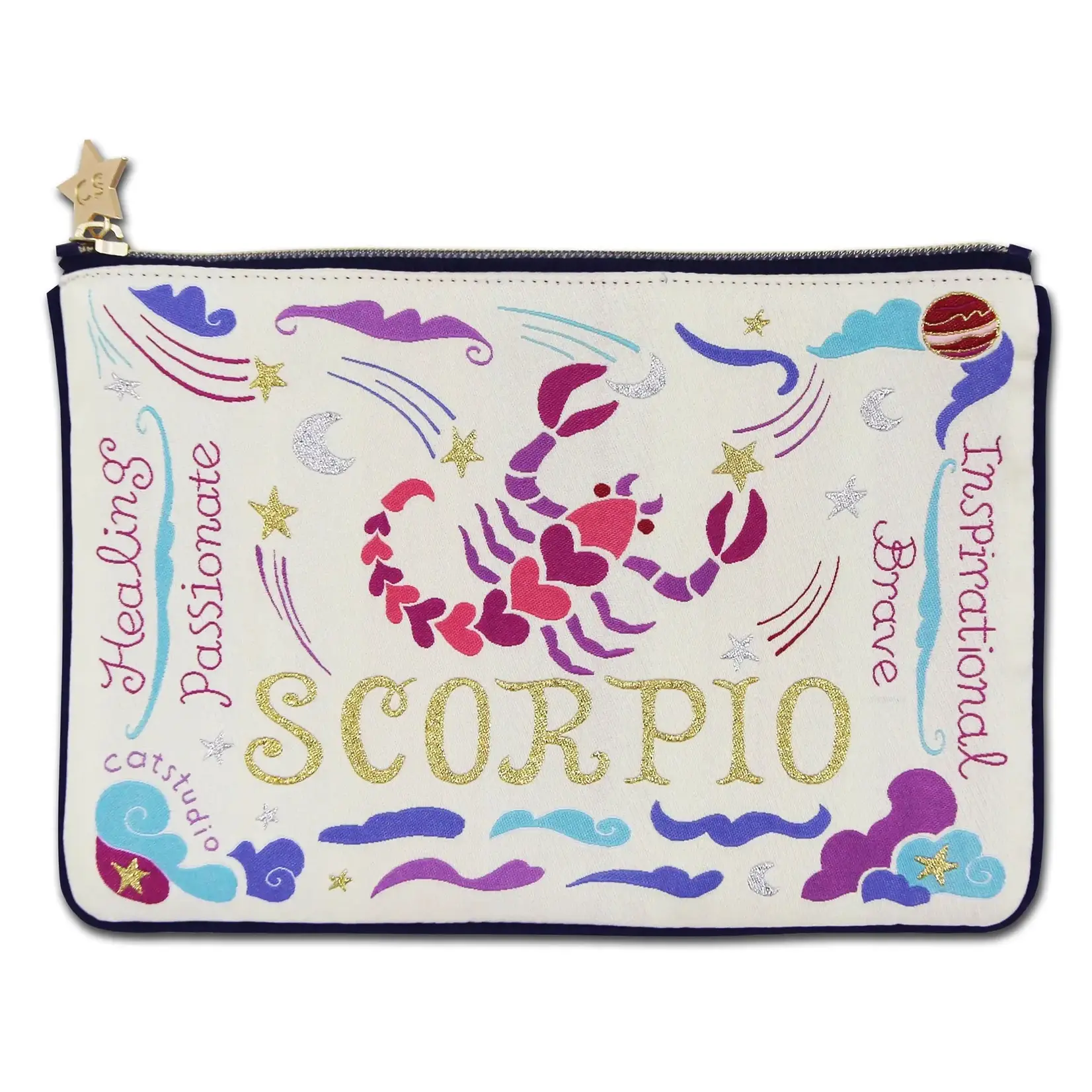 Catstudio Scorpio Astrology Zip Pouch