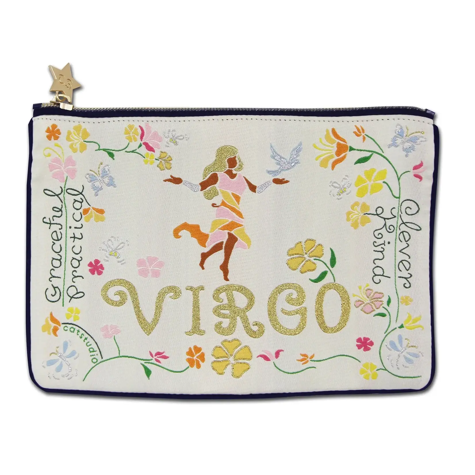 Catstudio Virgo Astrology Zip Pouch