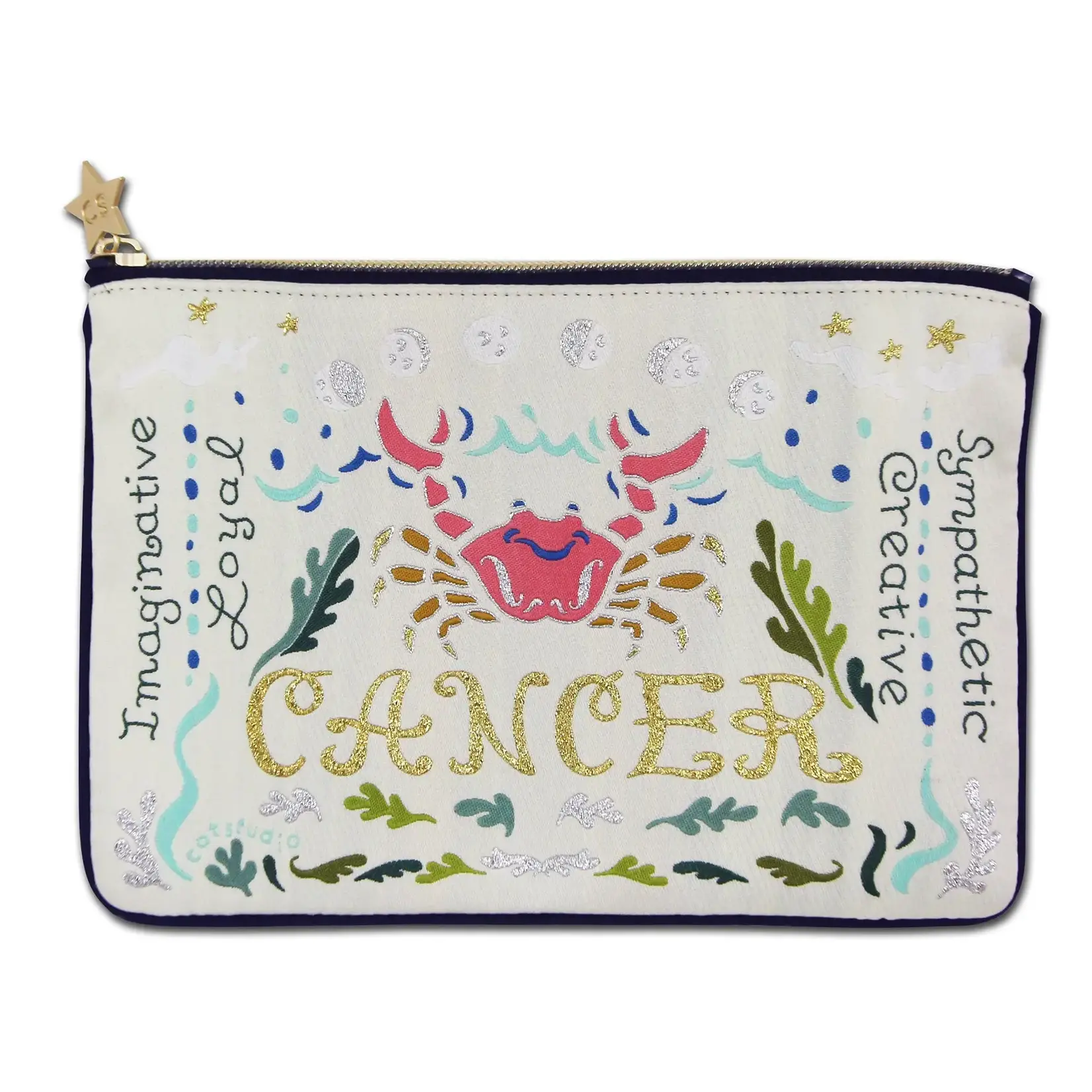 Catstudio Cancer Astrology Zip Pouch