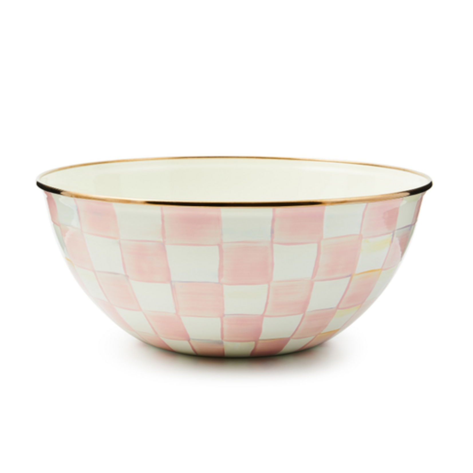 MacKenzie-Childs rosy check large everyday bowl