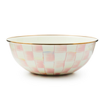 MacKenzie-Childs rosy check extra large everyday bowl