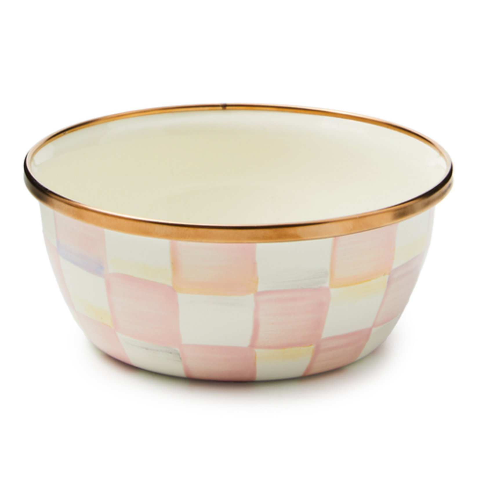 MacKenzie-Childs rosy check pinch bowl