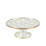 MacKenzie-Childs sterling check mini pedestal platter