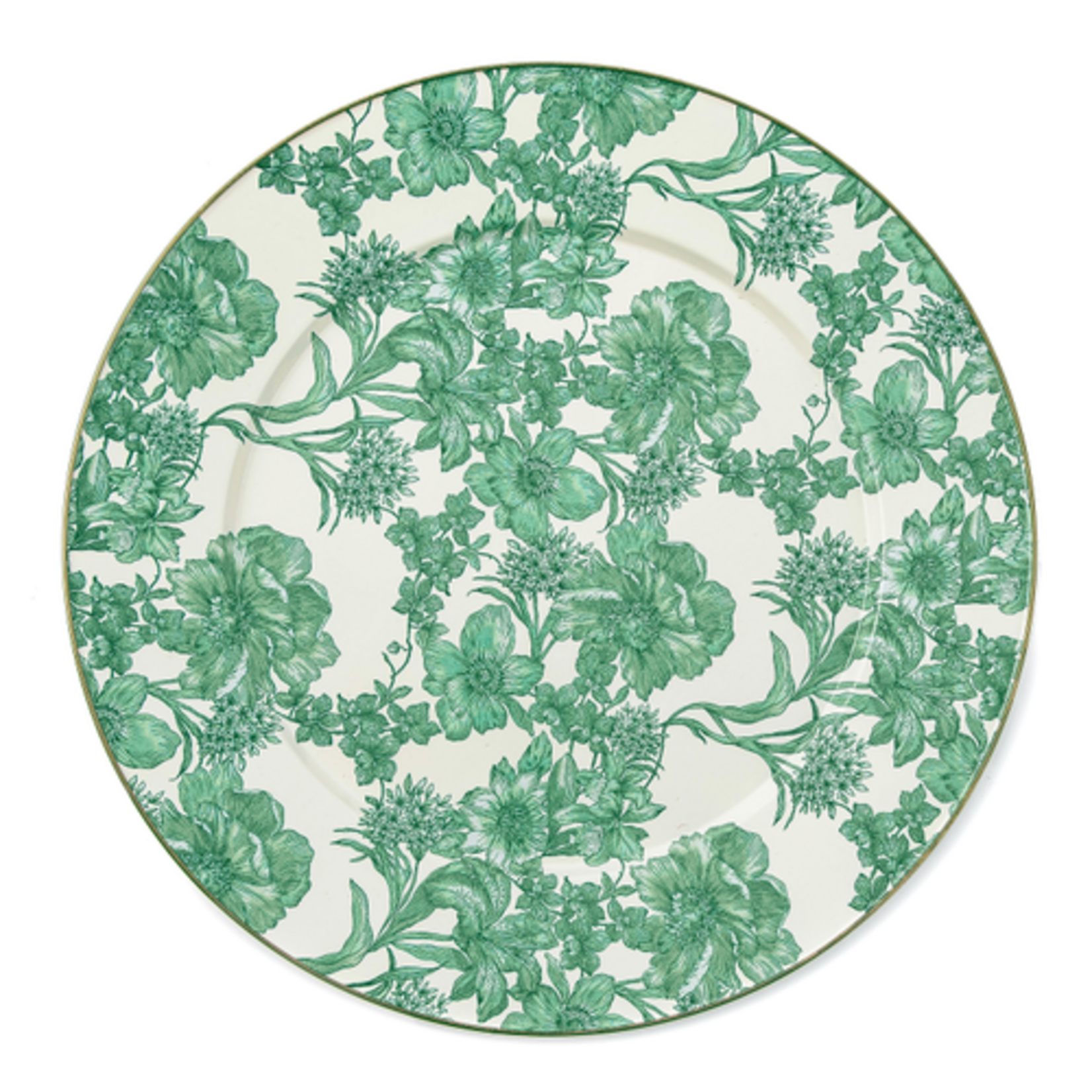 MacKenzie-Childs emerald english garden serving platter