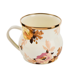 MacKenzie-Childs wild rose white mug