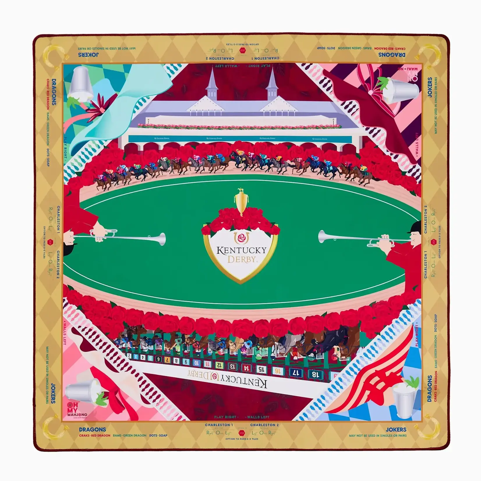 Oh My Mahjong Kentucky Derby 2026 Mat