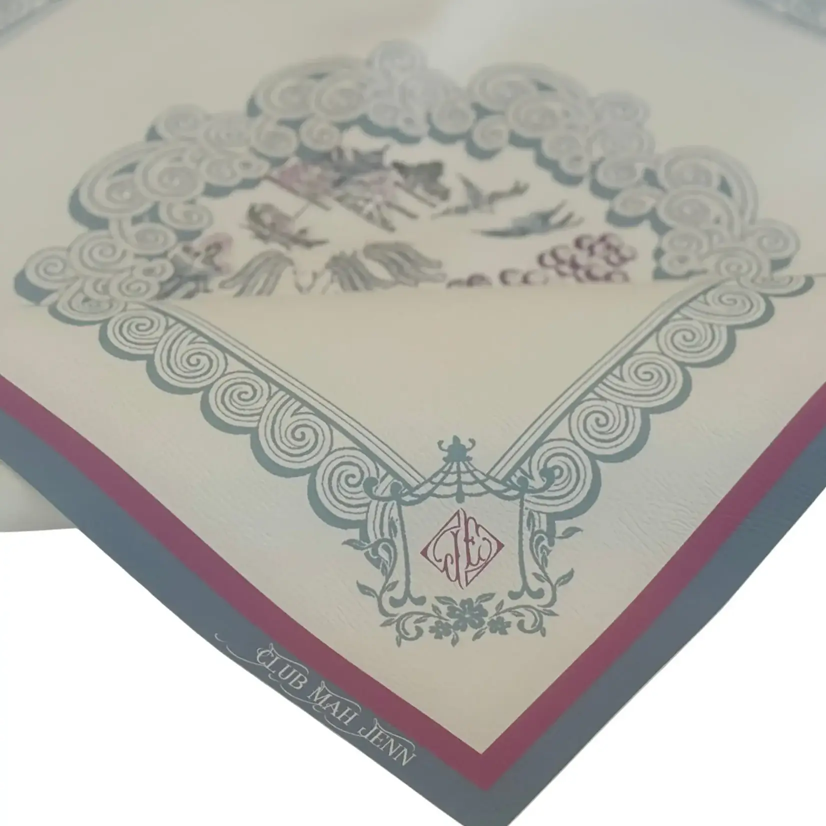 Club Mah Jenn D'or Far East Leatherette Mat - Pearl White