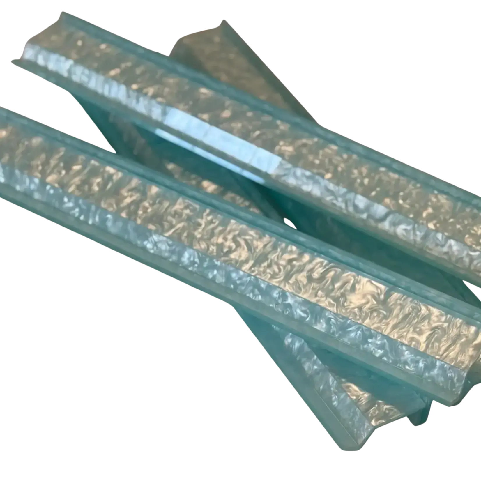 Club Mah Jenn Pale Blue Mother of Pearl Set of 4 Racks