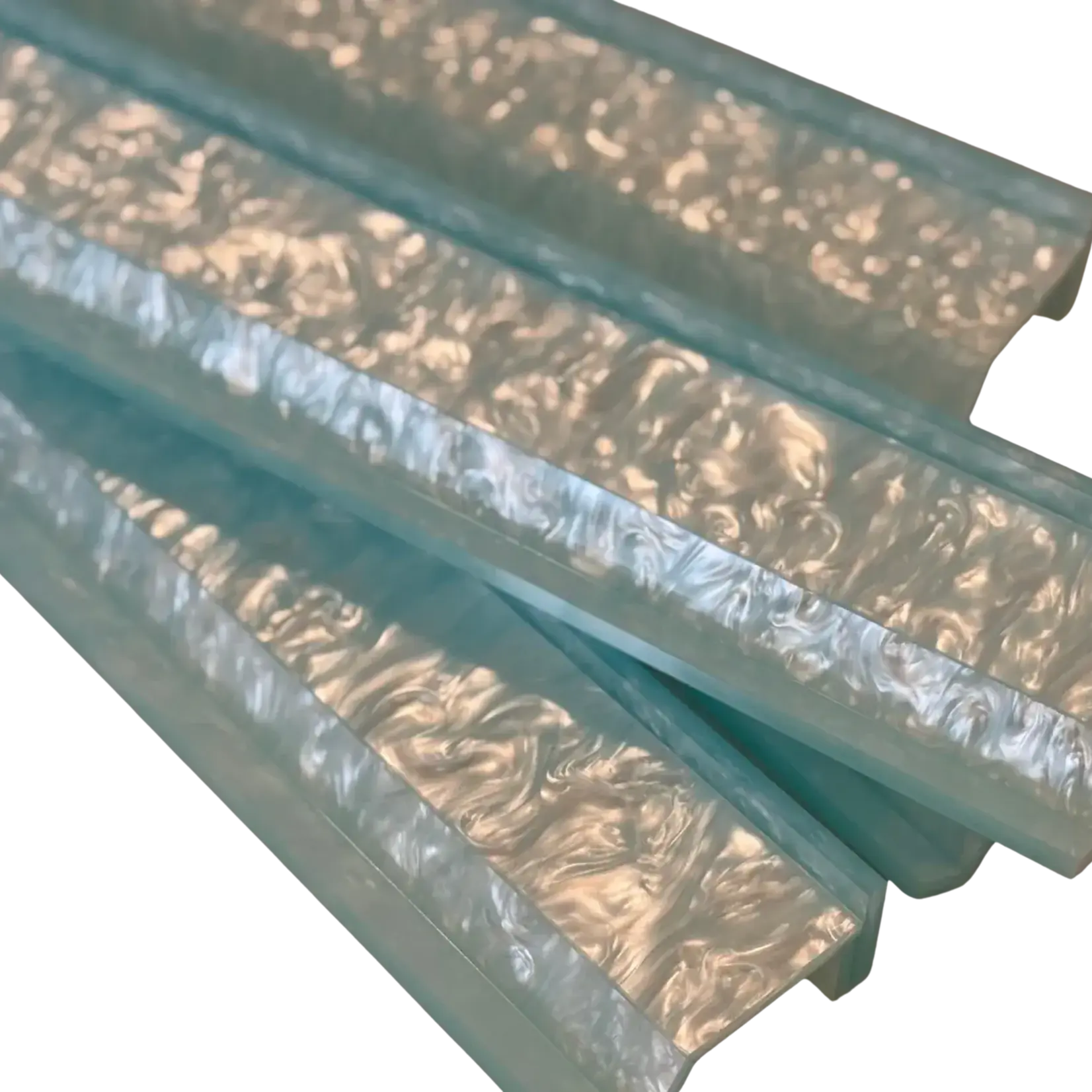 Club Mah Jenn Pale Blue Mother of Pearl Set of 4 Racks