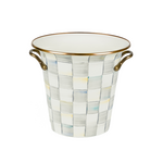 MacKenzie-Childs sterling check wine cooler