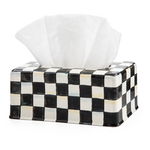 MacKenzie-Childs courtly check standard tissue box cover