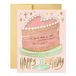 Good JuJu I Love You More Than Cake Birthday card