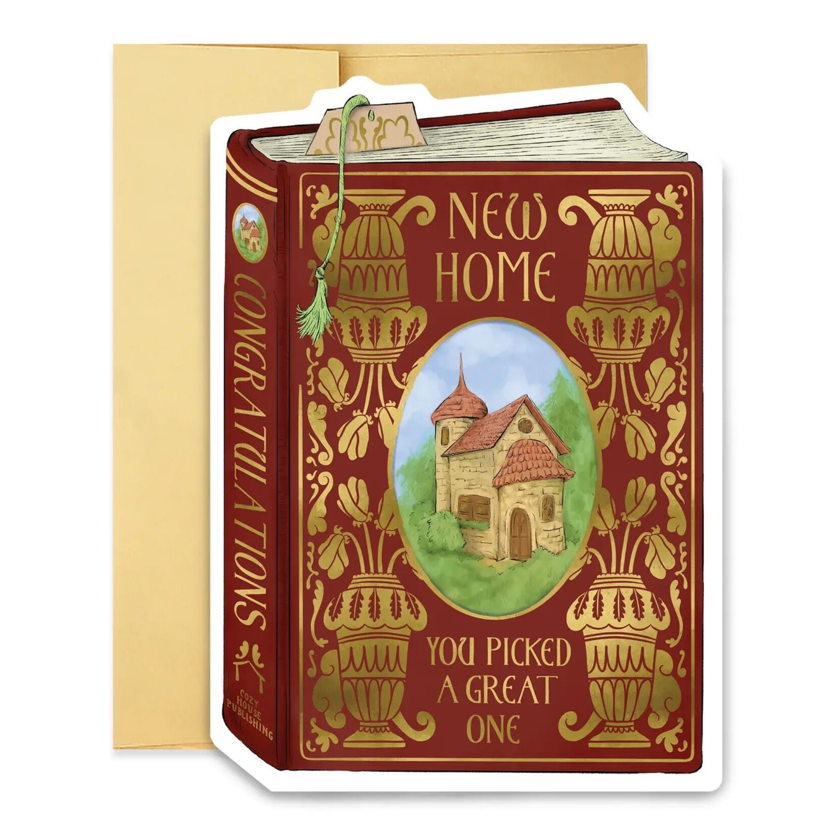 Good JuJu New Home Book Cover Diecut Card