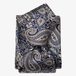 Elizabetta Made in Italy USA Donatello - Silk Jacquard Tie - Navy and Pewter