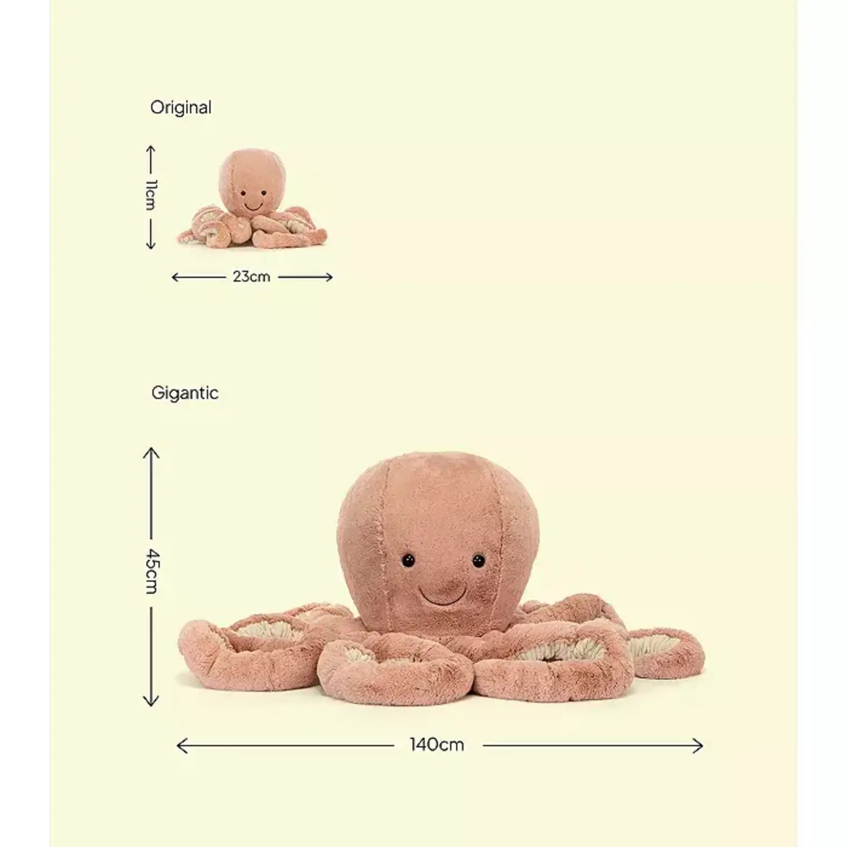 Jellycat Odell Octopus Gigantic