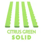 My Fair Mahjong Solid Wavy Citrus Green Premium Acrylic Mahjong Pusher (No Rack Included)
