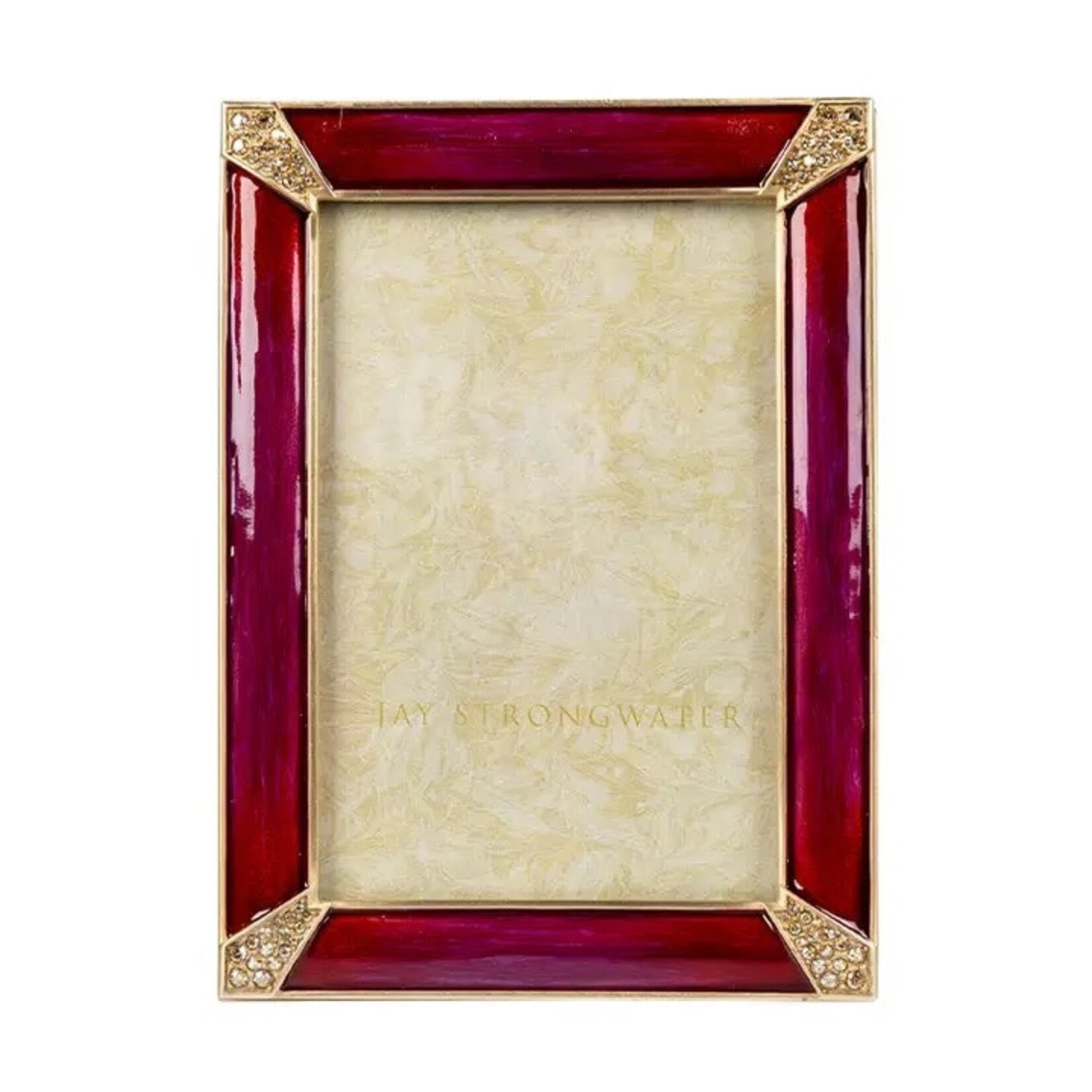 Jay Strongwater 4” X 6” Lavinia Frame - Bouquet