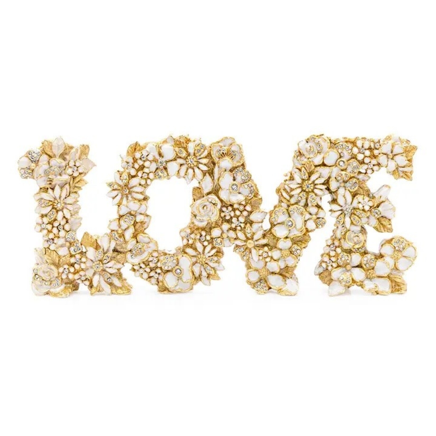 Jay Strongwater Olivia Opal Love Objet