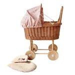 Egmont Wicker Pram Ladybug