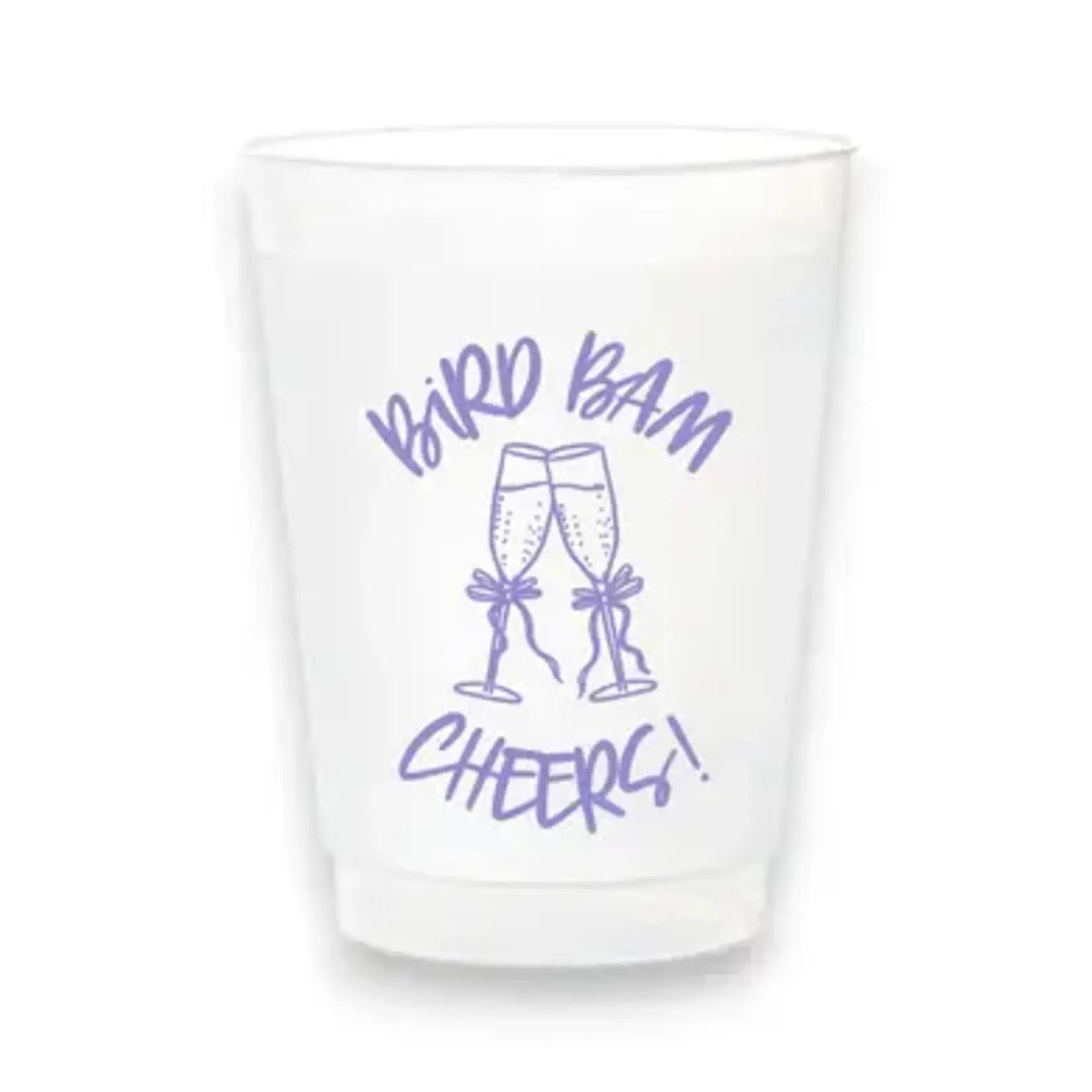 Peace Love Mahjong Bird Bam Cheers! Stadium Frosted Mahjong Cups - Set of 10