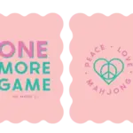 Peace Love Mahjong One More Game Mahjong Tile Shufflers (Set of 2)
