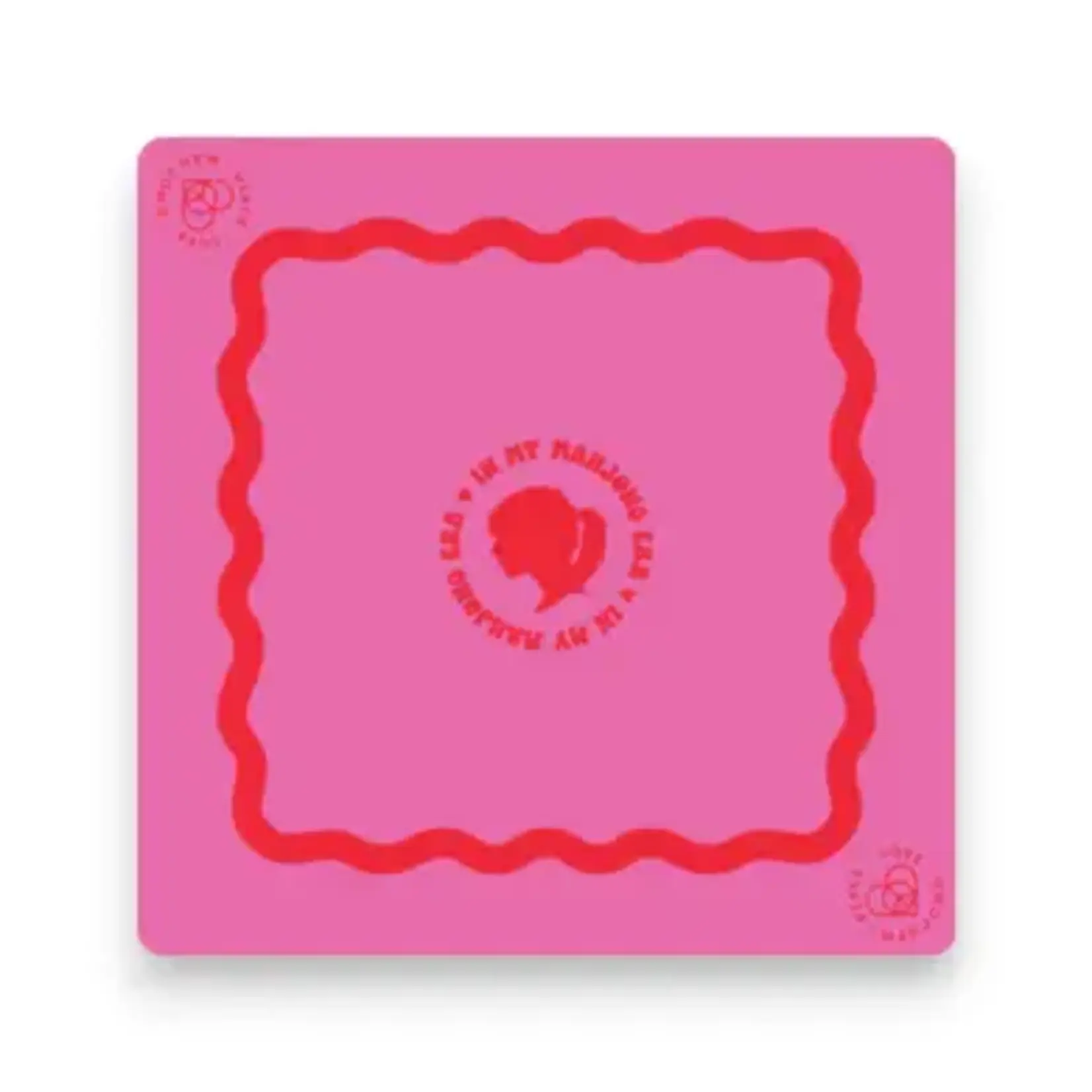 Peace Love Mahjong Icons - Lover Era (pink) Mahjong Mat