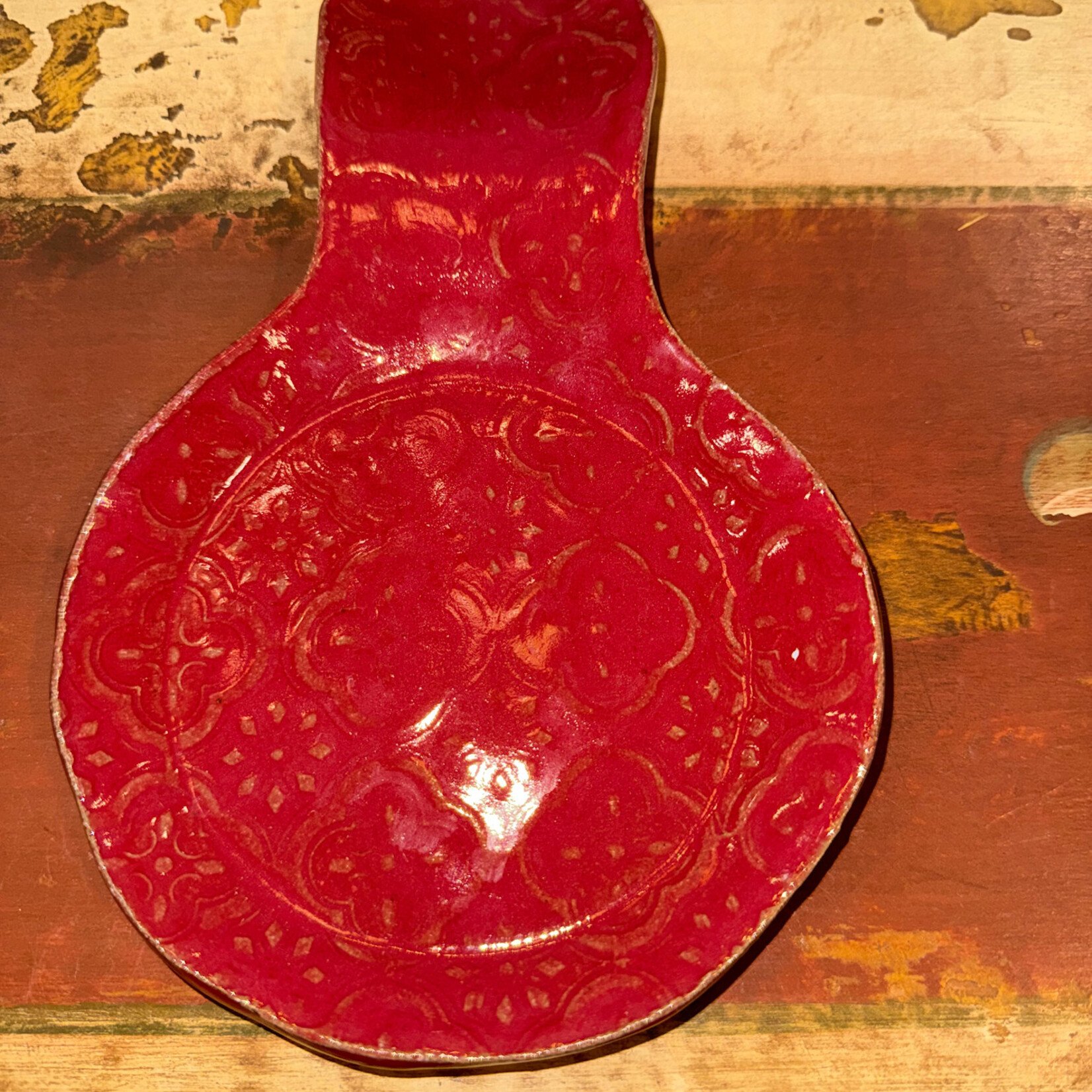 The Crafty *itch Red Dot Spoon Rest