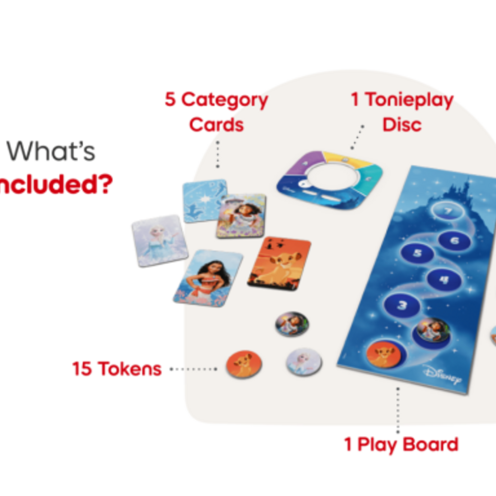Tonies USA TONIEPLAY DISNEY: QUIZ KINGDOM GAME