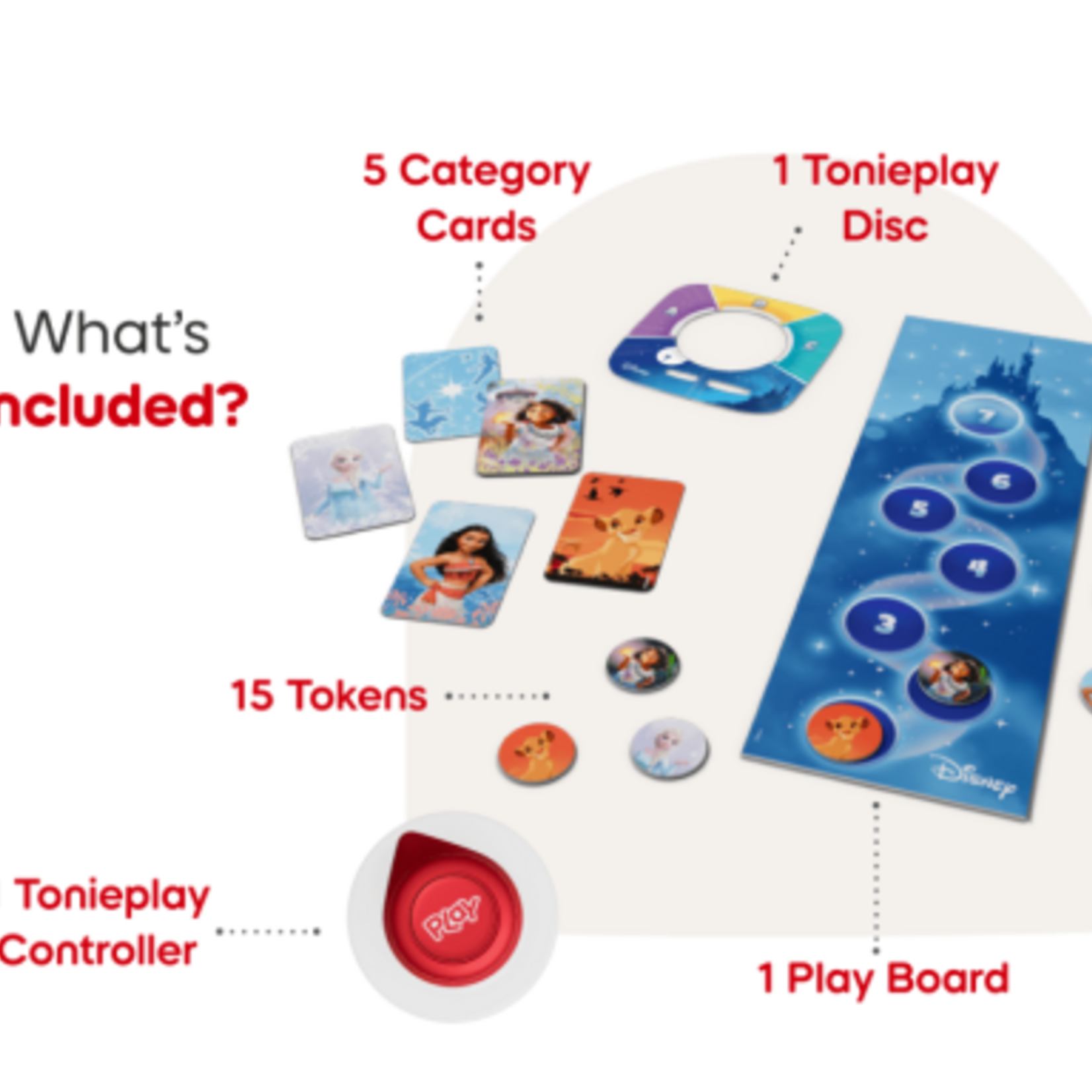 Tonies USA DISNEY QUIZ KINGDOM TONIEPLAY CONTROLLER + GAME SET